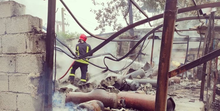 انفجار هولناک کارگاه گاز مایع در آمل + فیلم و جزئیات انفجار هولناک کارگاه گاز مایع در آمل + فیلم و جزئیات