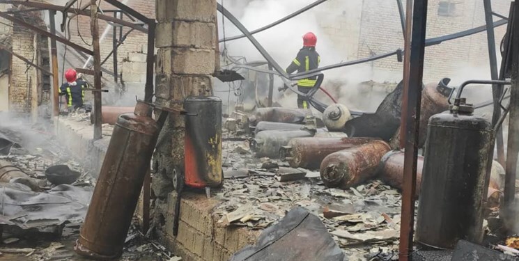 انفجار هولناک کارگاه گاز مایع در آمل + فیلم و جزئیات انفجار هولناک کارگاه گاز مایع در آمل + فیلم و جزئیات