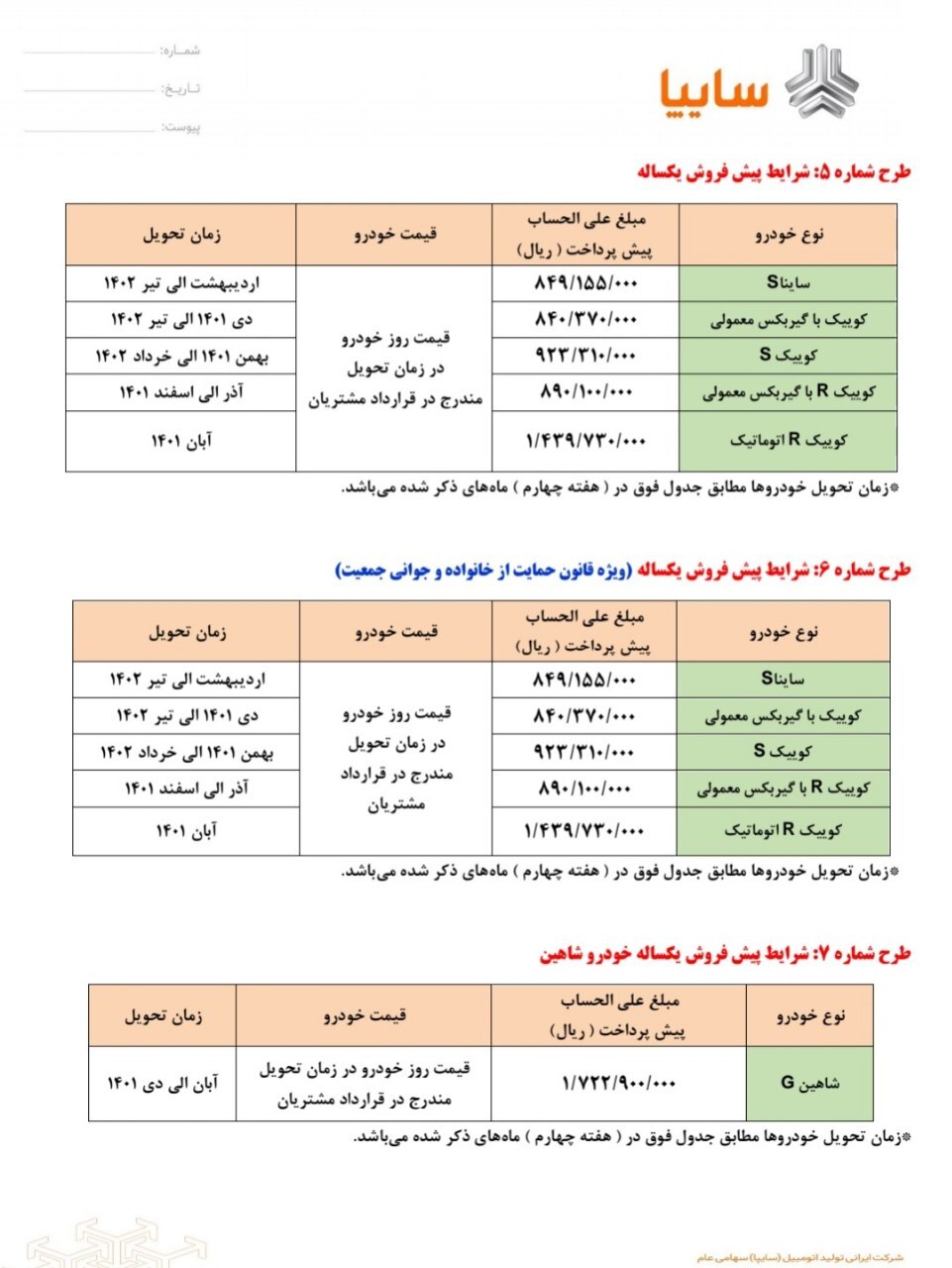 فروش فوق العاده سایپا به مناسبت عید غدیر از شنبه ۲۵ تیر ۱۴۰۱+لینک ثبت نام فروش فوق العاده سایپا به مناسبت عید غدیر از شنبه ۲۵ تیر ۱۴۰۱+لینک ثبت نام