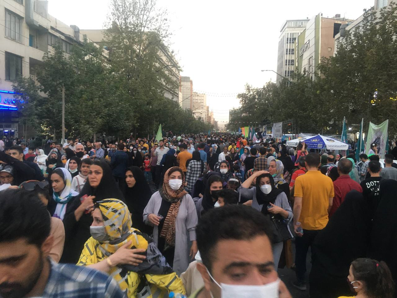 جشن باشکوه ۱۰ کیلومتری عید غدیر در تهران | ۳ میلیون تهرانی در جشن ولایت + فیلم و تصاویر