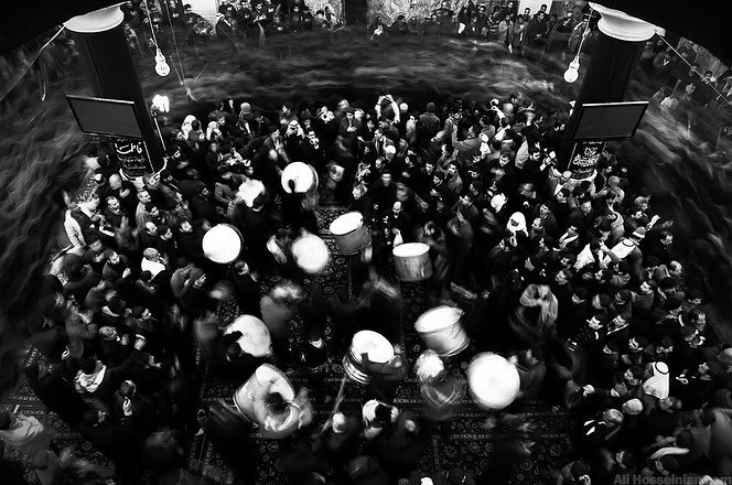 «مشق» عزاداری عراقیها در مشهد «مشق» عزاداری عراقیها در مشهد