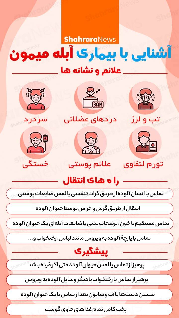 اینفوگرافی | آشنایی با بیماری آبله میمون
