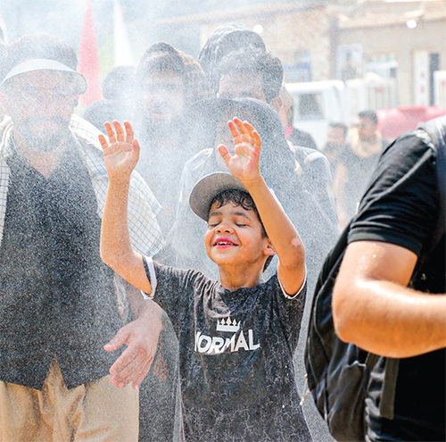 ثبت پیاده روی زائران در گرمای شدید ثبت پیاده روی زائران در گرمای شدید