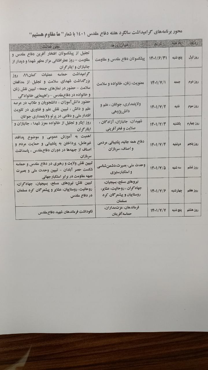 تجلیل از ۱۰۵ هزار پیشکسوت دفاع مقدس خراسان رضوی در حضور مقام معظم رهبری تجلیل از ۱۰۵ هزار پیشکسوت دفاع مقدس خراسان رضوی در حضور مقام معظم رهبری