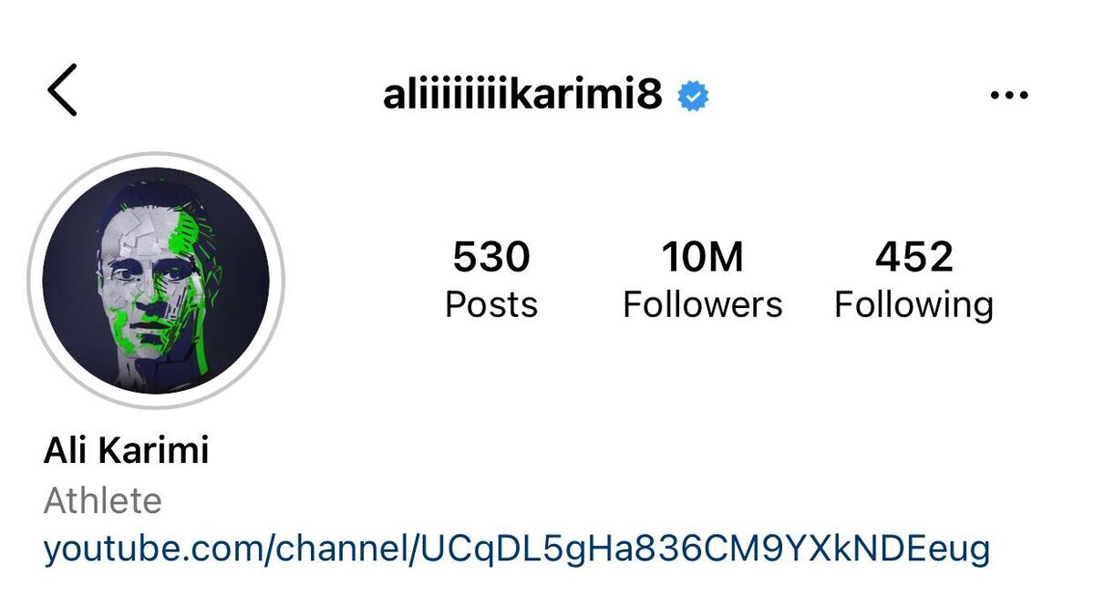 استوریهای دردسرساز علی کریمی + عکس استوریهای دردسرساز علی کریمی + عکس