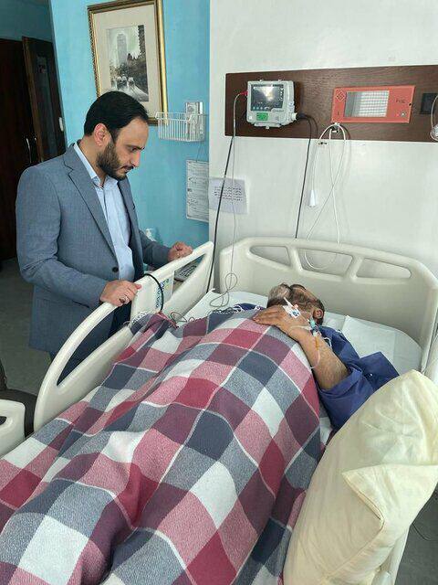 رستم قاسمی در بیمارستان بستری شد + عکس رستم قاسمی در بیمارستان بستری شد + عکس