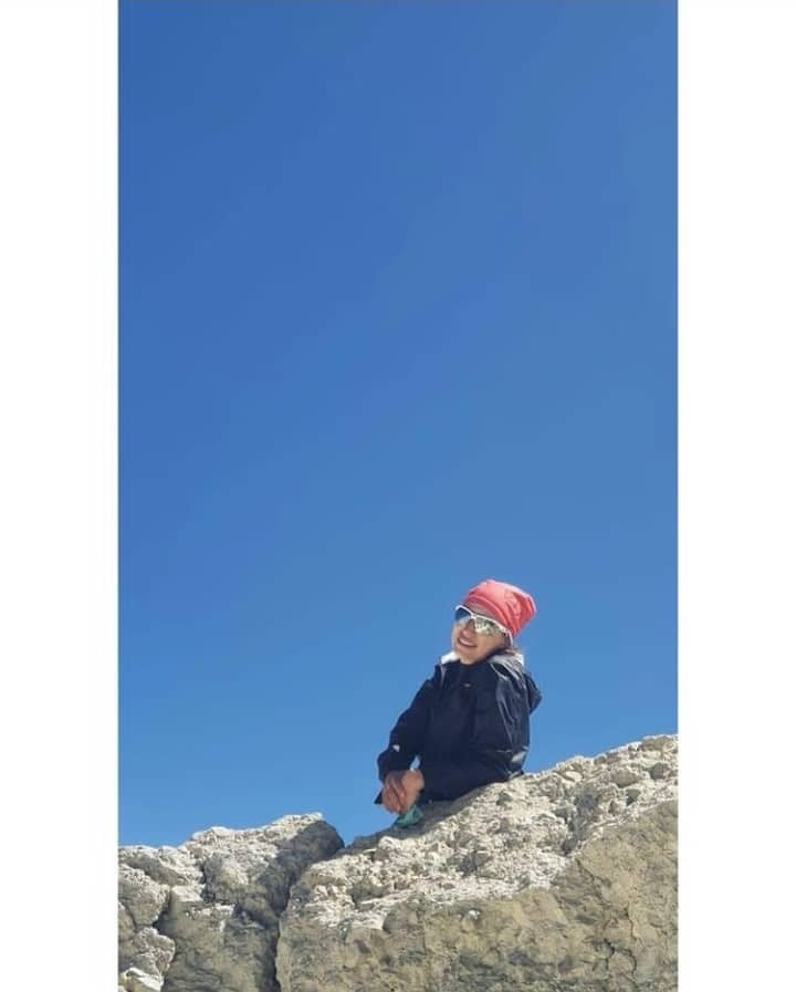 نگار جواهریان دماوند را فتح کرد + عکس