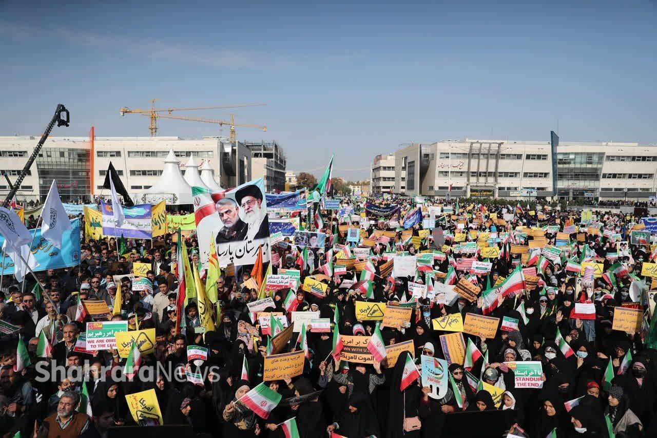 حماسه ۱۳ آبان ملت ایران در مقابل آشوبگران| دهه هشتادی و نودیها یکپارچه در حمایت از «ایرانِ قوی» به خیابانها آمدند+ فیلم و عکس حماسه ۱۳ آبان ملت ایران در مقابل آشوبگران| دهه هشتادی و نودیها یکپارچه در حمایت از «ایرانِ قوی» به خیابانها آمدند+ فیلم و عکس