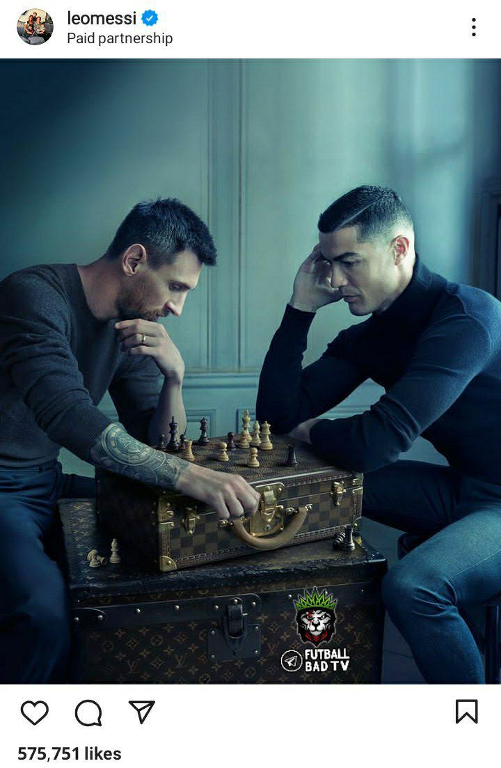 پست‌های اینستاگرامی لیونل مسی و رونالدو جنجالی شد