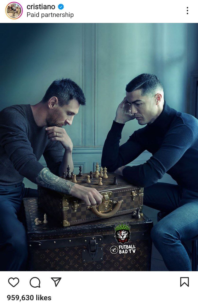 پست‌های اینستاگرامی لیونل مسی و رونالدو جنجالی شد