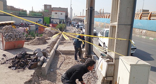 ترافیک میدان امام حسین (ع) در مسیر کاهش ترافیک میدان امام حسین (ع) در مسیر کاهش