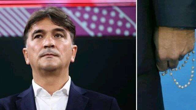 واکنش سرمربی کرواسی به استفاده از تسبیح در بازیها + عکس واکنش سرمربی کرواسی به استفاده از تسبیح در بازیها + عکس