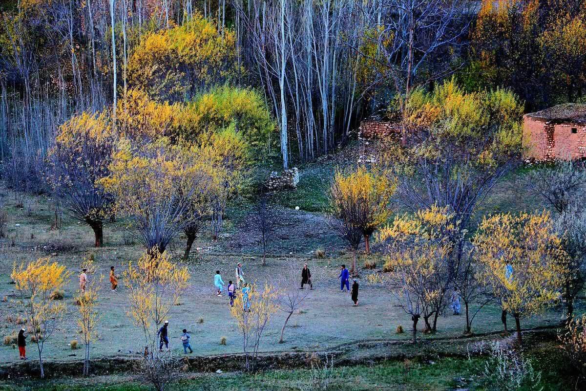 پائیز در شهرستان کوهستانات ولایت سرپل + عکس