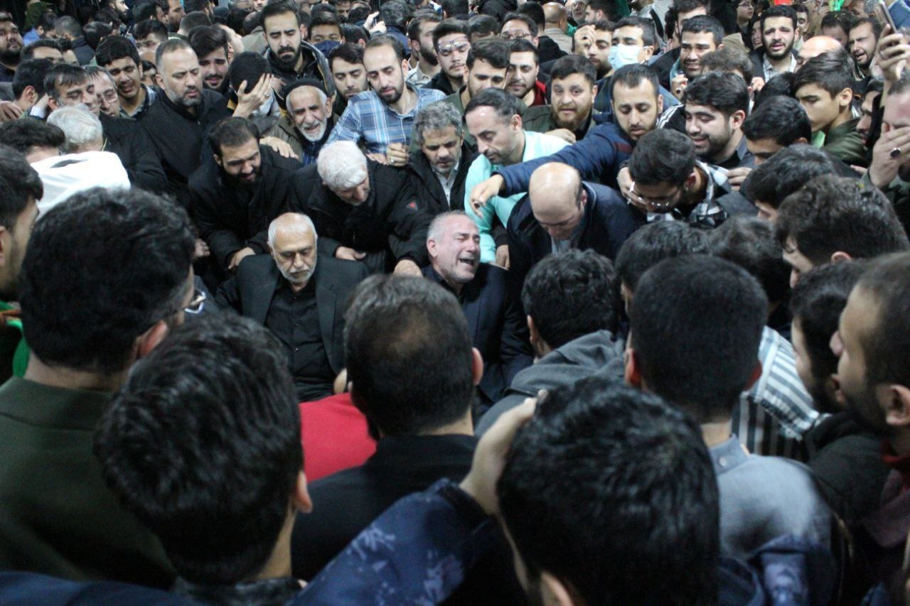 تشییع پیکر شهیدان میلاد حیدری و مقداد مهقانی برگزار شد + تصاویر و فیلم