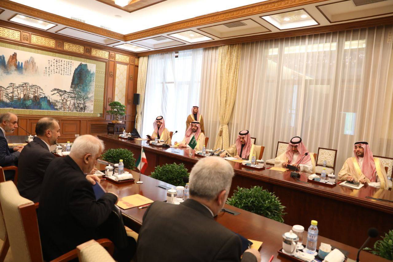 دیدار وزرای خارجه ایران و عربستان پس از ۷ سال قطع رابطه+ فیلم و عکس دیدار وزرای خارجه ایران و عربستان پس از ۷ سال قطع رابطه+ فیلم و عکس