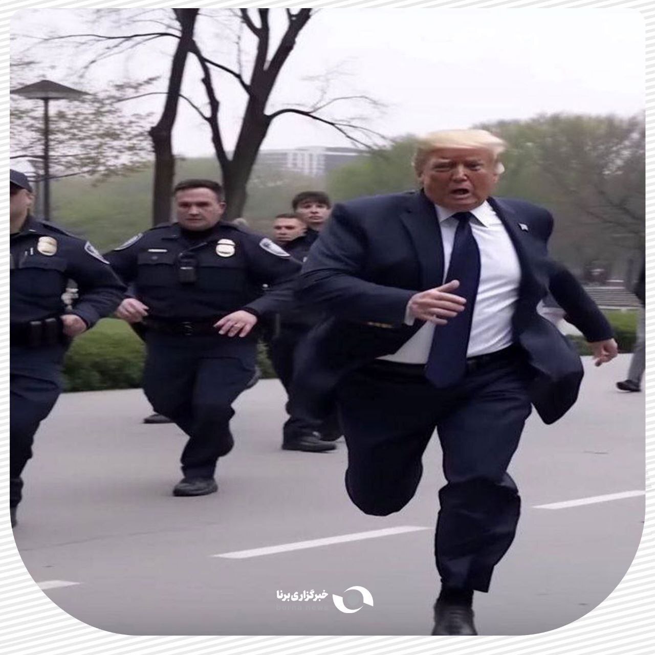 هوش مصنوعی، ترامپ را دستگیر کرد + تصاویر