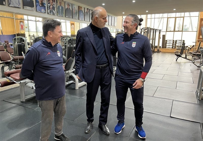 مربی جدید تیم ملی فوتبال به اردو اضافه شد + تصاویر