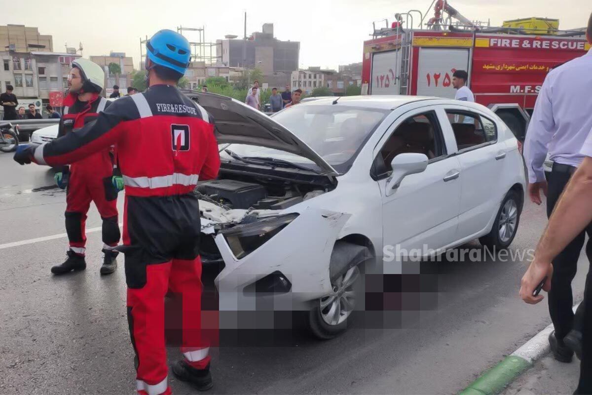 فوت مرد جوان در صدمتری مشهد + عکس (۲۳ فروردین ۱۴۰۲)