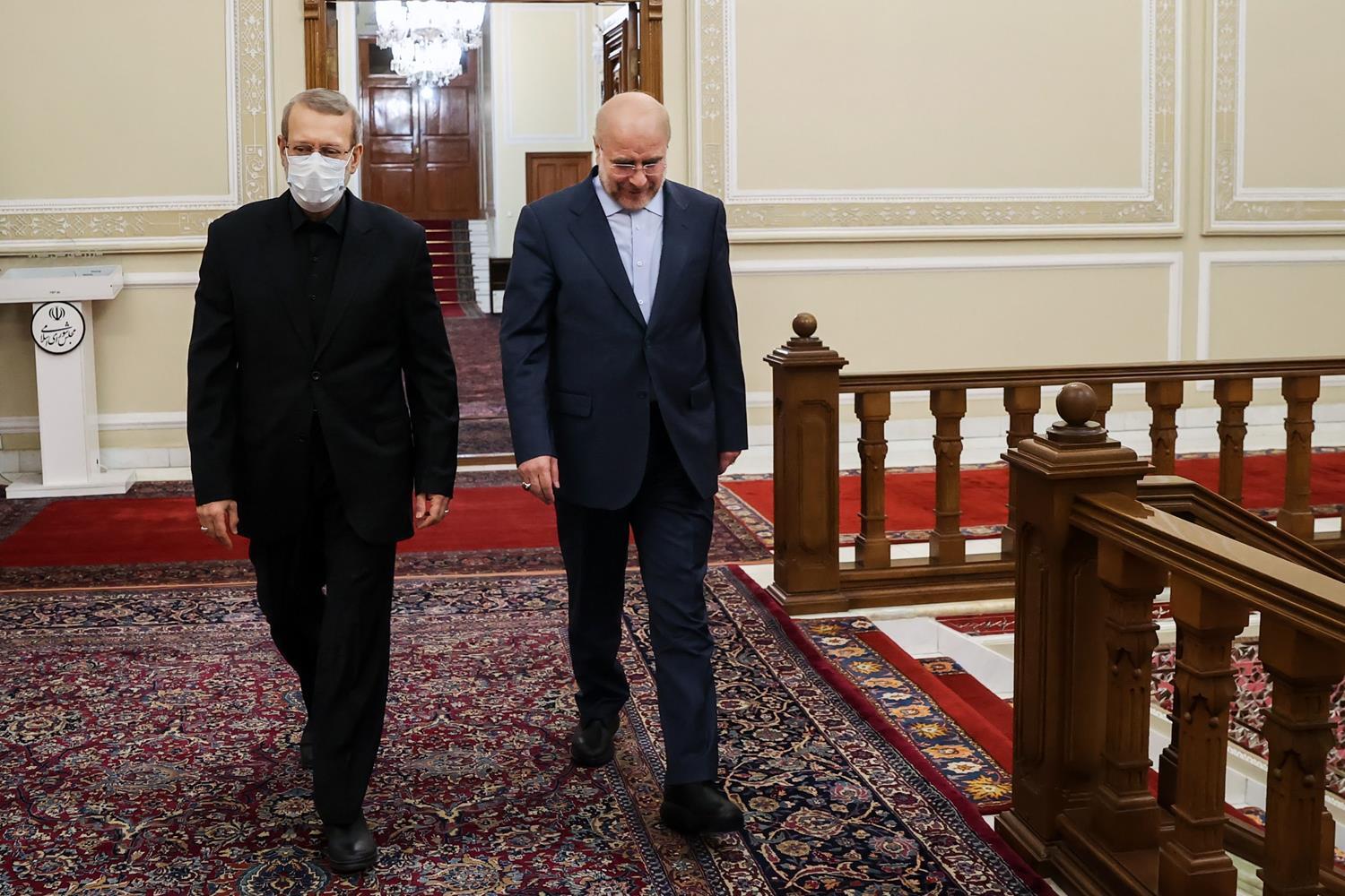 افطاری قالیباف با ناطق‌نوری، حداد‌عادل و لاریجانی+ عکس