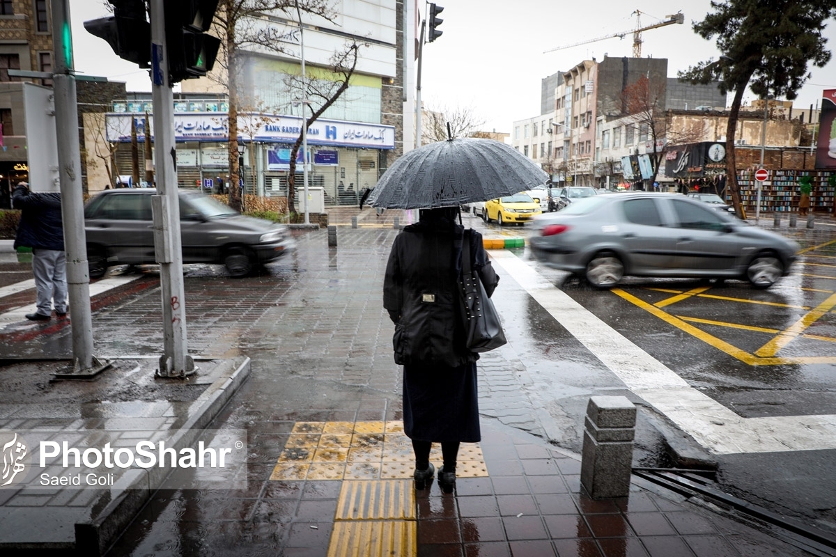 پیش‌بینی بارش باران در اغلب نقاط کشور (۱۱ دی ۱۴۰۲)