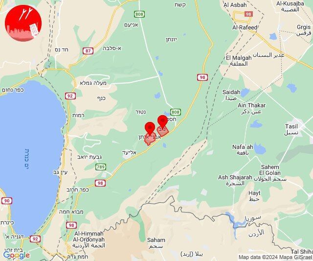 آژیر خطر در جولان اشغالی به صدا درآمد + تصویر آژیر خطر در جولان اشغالی به صدا درآمد + تصویر