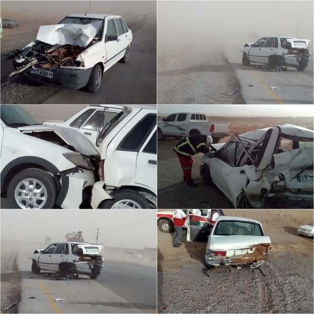 تصادف زنجیرهای در فریمان، ۲۳ مصدوم برجای گذاشت + فیلم و عکس تصادف زنجیرهای در فریمان، ۲۳ مصدوم برجای گذاشت + فیلم و عکس