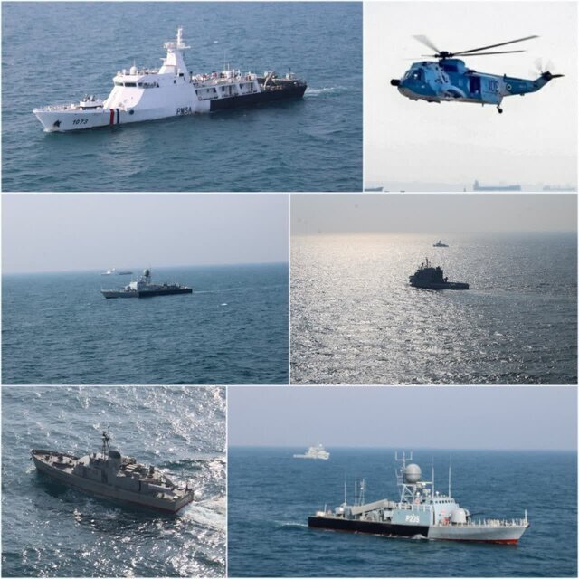 نیروی دریایی ارتش ایران و پاکستان تمرین مشترک برگزار کردند نیروی دریایی ارتش ایران و پاکستان تمرین مشترک برگزار کردند