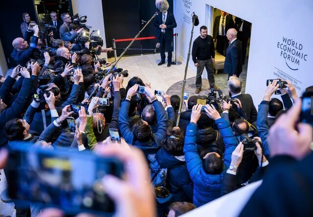 زلنسکی در نشست داووس خانواده پوتین را تهدید کرد زلنسکی در نشست داووس خانواده پوتین را تهدید کرد