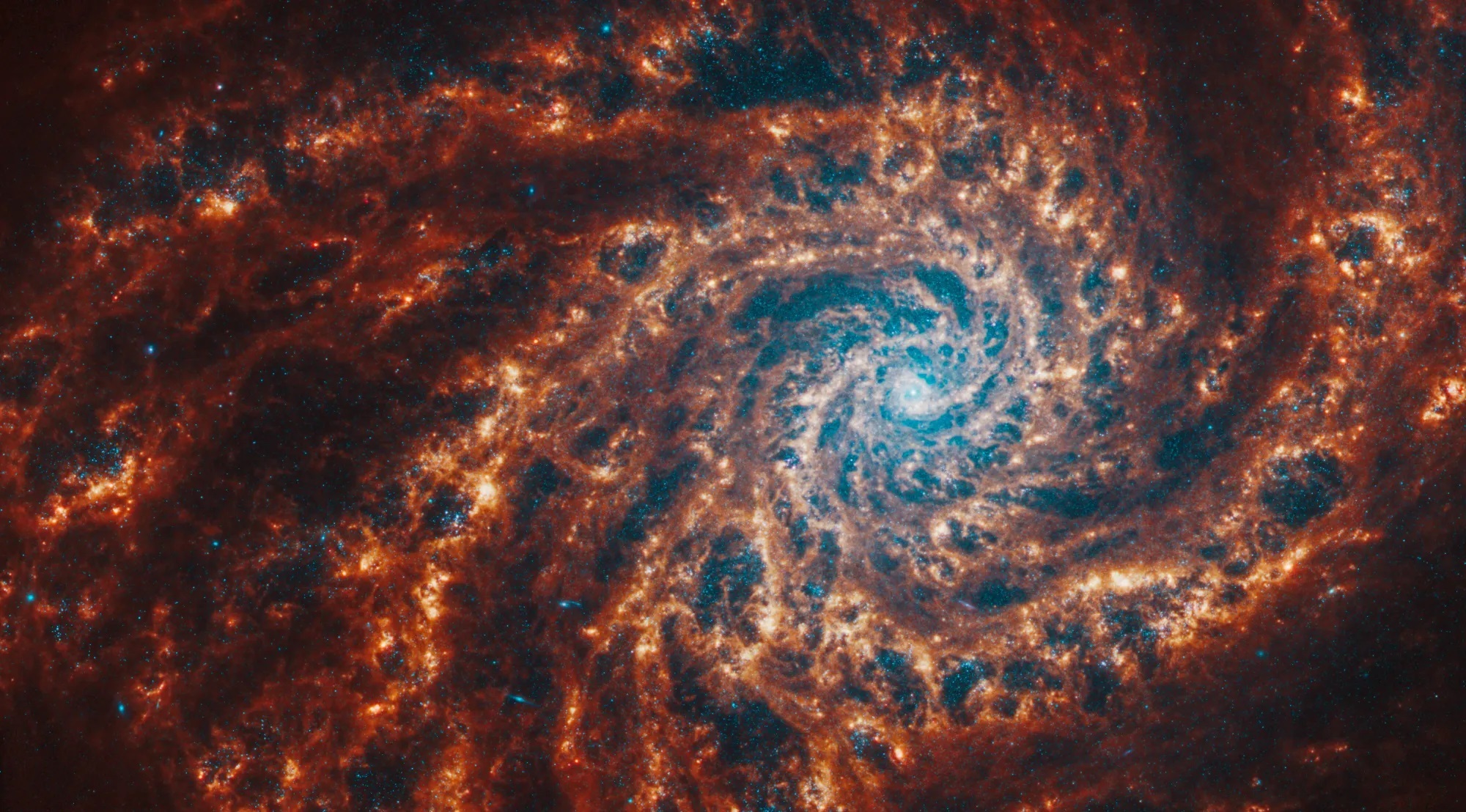 تصاویر فوقالعاده تلسکوپ جیمز وب از جزئیات ۱۹ کهکشان مارپیچی تصاویر فوقالعاده تلسکوپ جیمز وب از جزئیات ۱۹ کهکشان مارپیچی