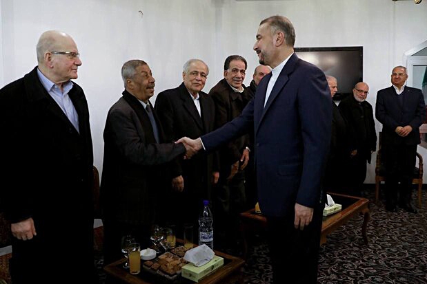 امیرعبداللهیان با تعدادی از مسئولان گروههای فلسطینی دیدار کرد امیرعبداللهیان با تعدادی از مسئولان گروههای فلسطینی دیدار کرد