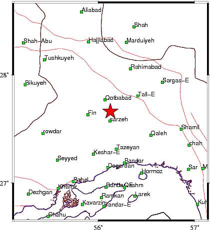 زلزله، فین هرمزگان را لرزاند (۲۵ بهمن ۱۴۰۲) + جزئیات زلزله، فین هرمزگان را لرزاند (۲۵ بهمن ۱۴۰۲) + جزئیات