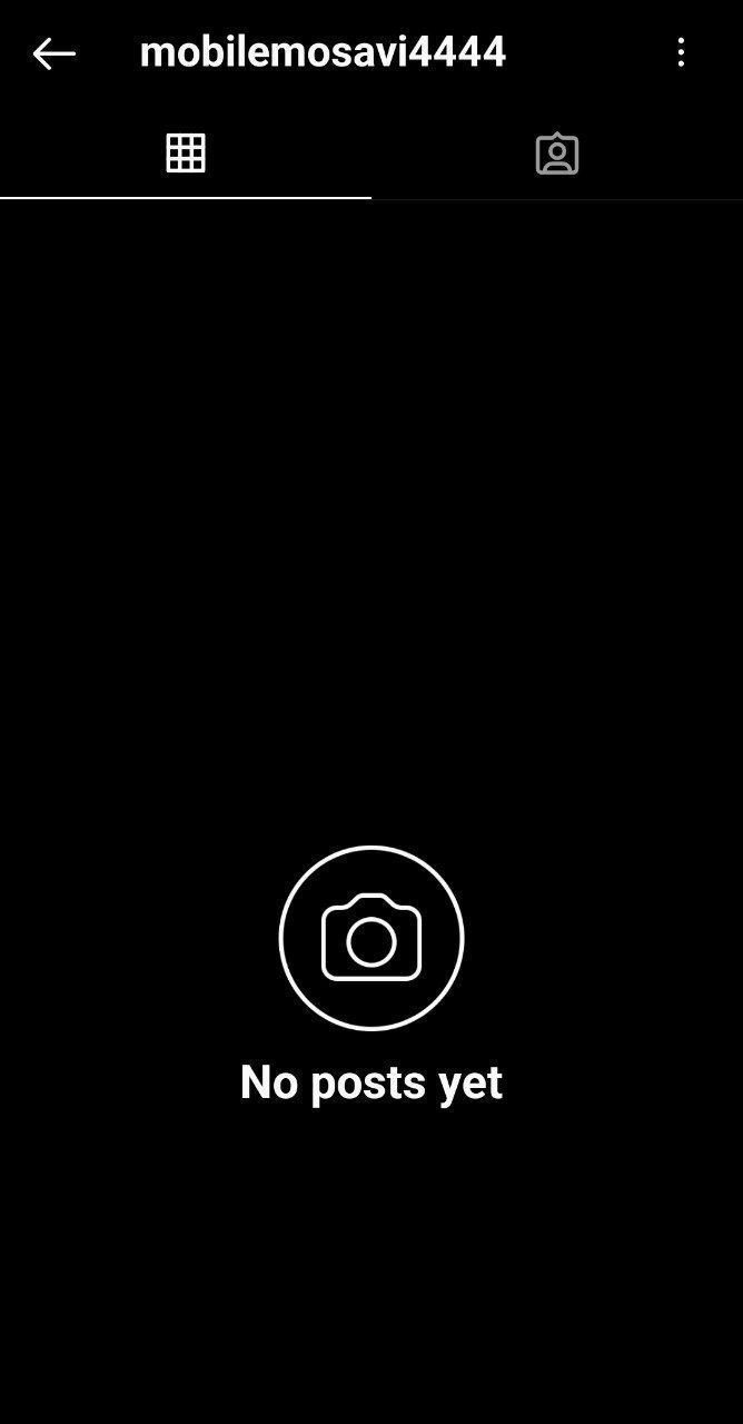 صفحه ایسنتاگرام موبایل موسوی از دسترس خارج شد+عکس صفحه ایسنتاگرام موبایل موسوی از دسترس خارج شد+عکس