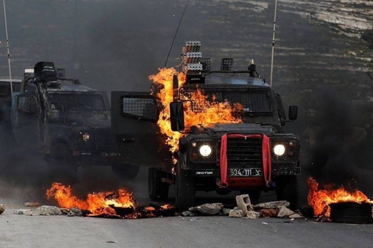 حمله گروه‌های مقاومت فلسطین به کاروان نظامی رژیم صهیونیستی