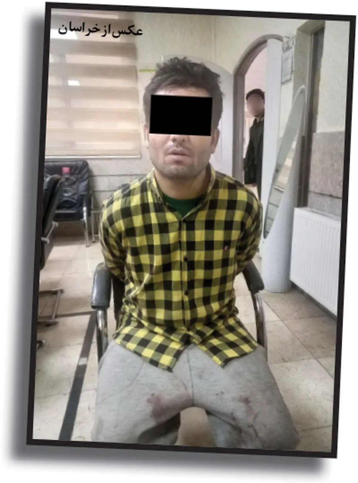 قتل همسر در درگیری بر سر پخت غذا و دستگیری قاتل توسط پلیس مشهد + عکس قتل همسر در درگیری بر سر پخت غذا و دستگیری قاتل توسط پلیس مشهد + عکس