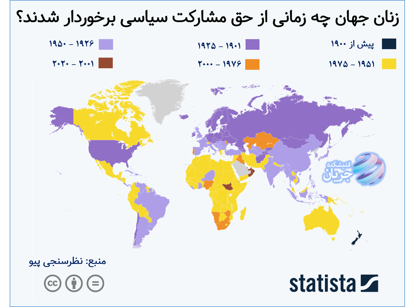 تاریخچه حق رای زنان در کشورهای مختلف | حق رای زنان در ایران زودتر از کشورهای اروپایی و آمریکایی! تاریخچه حق رای زنان در کشورهای مختلف | حق رای زنان در ایران زودتر از کشورهای اروپایی و آمریکایی!