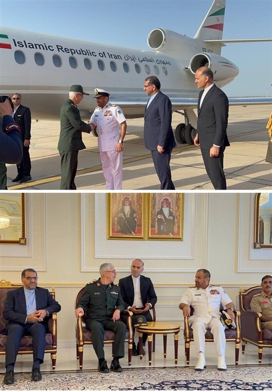 سرلشکر باقری وارد عمان شد+ عکس سرلشکر باقری وارد عمان شد+ عکس