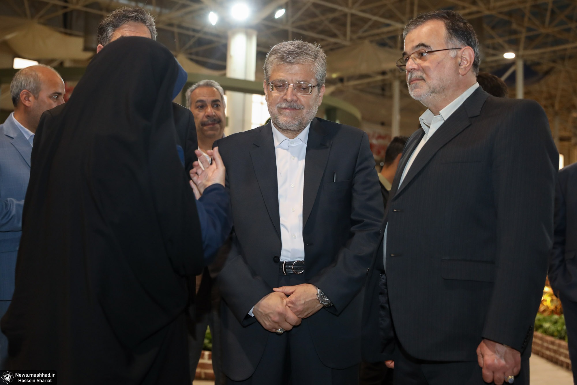 بازدید شهردار مشهد مقدس از نمایشگاه گل و گیاه مشهد + تصاویر