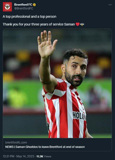 پایان کار لژیونر ایرانی در لیگ برتر انگلیس + عکس پایان کار لژیونر ایرانی در لیگ برتر انگلیس + عکس