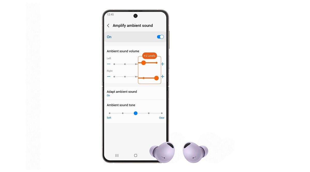 به‌روزرسانی Samsung Galaxy Buds۲ Pro صدای محیطی پیشرفته‌تری را برای افراد کم‌شنوا به ارمغان می‌آورد