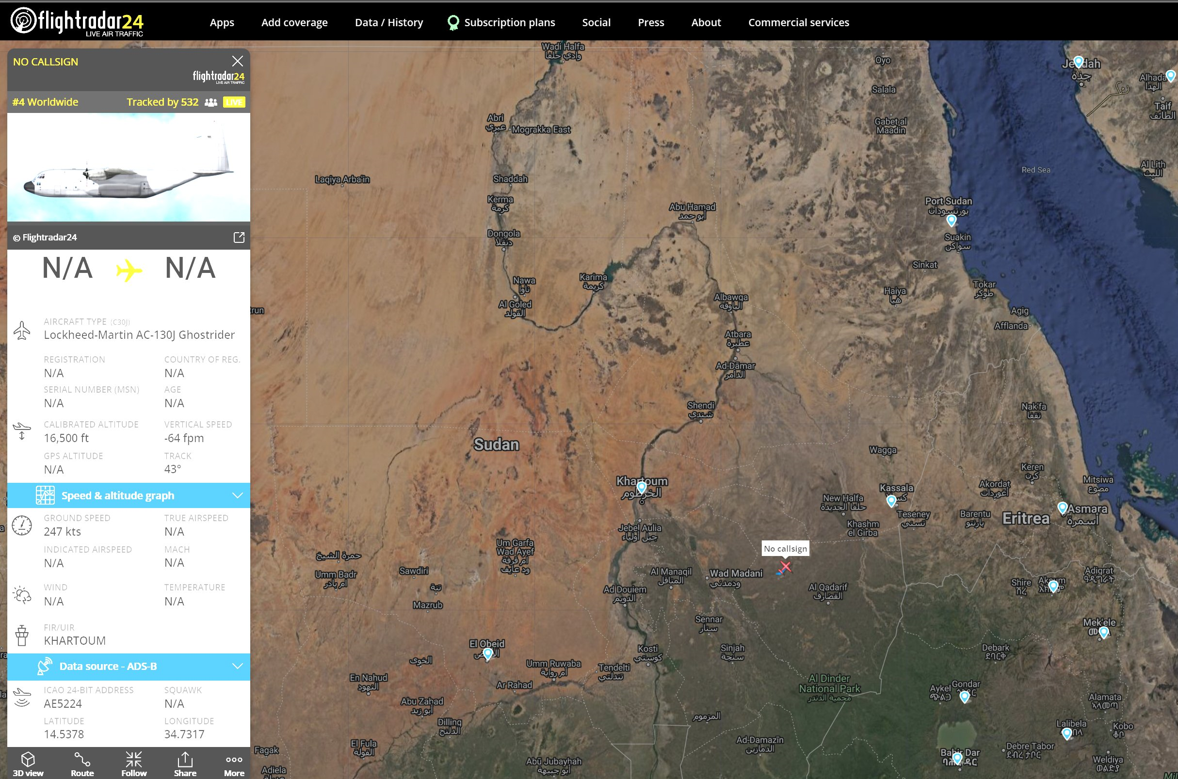 ارتش آمریکا در عملیاتی هوایی ۷۰ کارمند سفارت خود را از سودان خارج کرد ارتش آمریکا در عملیاتی هوایی ۷۰ کارمند سفارت خود را از سودان خارج کرد