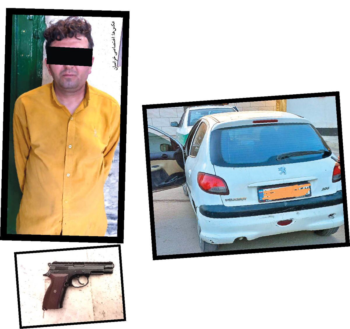 پسر مشهدی قتل شوهرخواهرش را گردن پدرش انداخت + عکس