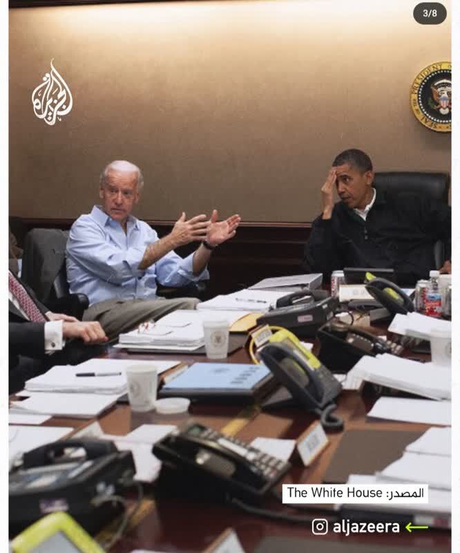 تصاویری جدید از اتاق عملیات آمریکایی‌ها برای قتل بن لادن منتشر شد