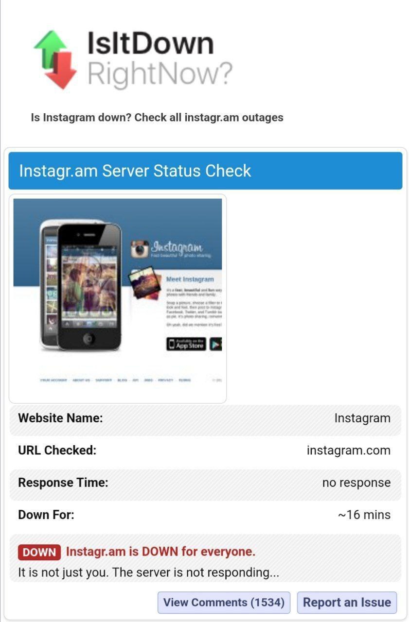 اینستاگرام از دسترس خارج شد (۱ خرداد ۱۴۰۲) اینستاگرام از دسترس خارج شد (۱ خرداد ۱۴۰۲)