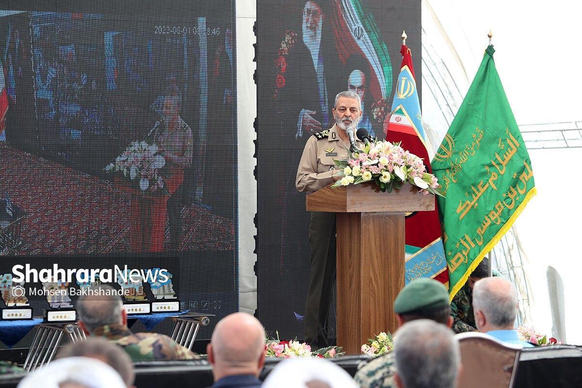 فرمانده کل ارتش در مشهد: نیروهای مسلح ایران در بهترین سطح آمادگی هستند| هرگز متوقف نخواهیم شد فرمانده کل ارتش در مشهد: نیروهای مسلح ایران در بهترین سطح آمادگی هستند| هرگز متوقف نخواهیم شد