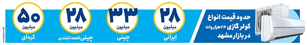 گرانی کولر در  هوای داغ خرداد