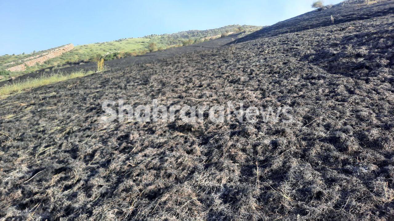 بیش از ۶۰ هکتار از مراتع کلات در آتش سوخت+ عکس (۲۲ خرداد ۱۴۰۲)