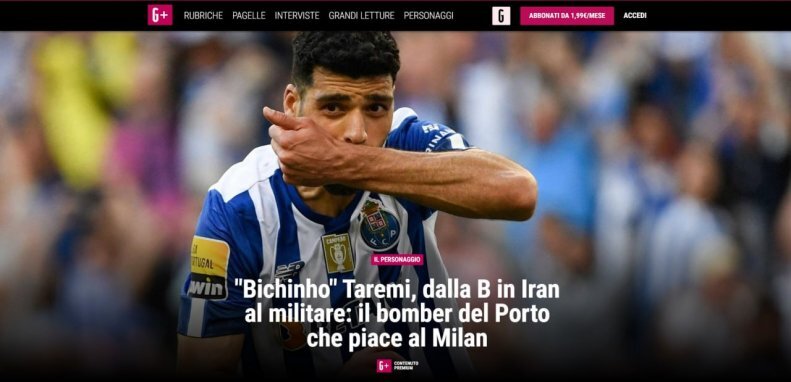 پیشنهاد ۵۲۰ میلیاردی میلان به طارمی + عکس پیشنهاد ۵۲۰ میلیاردی میلان به طارمی + عکس