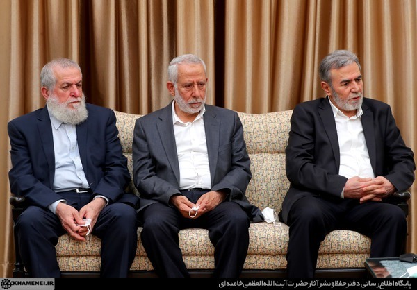 زیاد النَخاله، دبیرکل جهاد اسلامی فلسطین با رهبر انقلاب دیدار کرد + تصاویر