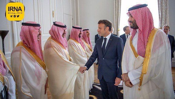 مکرون با بن سلمان در فرانسه دیدار کرد + تصاویر