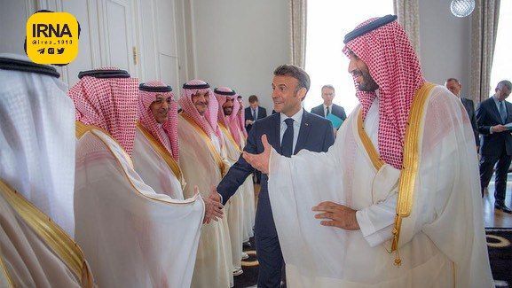 مکرون با بن سلمان در فرانسه دیدار کرد + تصاویر